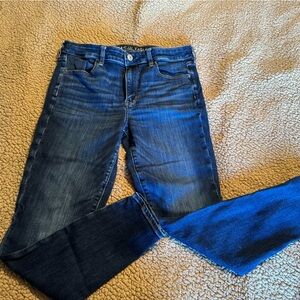 American Eagle Outfitters Dark Blue Skinny Jeans